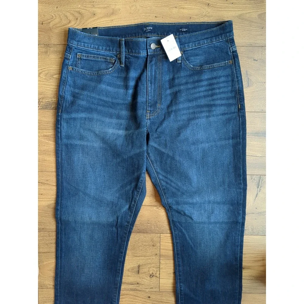 J. Crew Mens 36x32 Athletic‎ Slim Fit Medium Wash Jeans